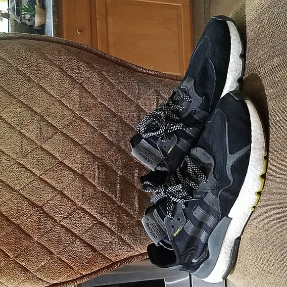 Adidas Originals Nite Jogger Boost Black Iridescent Lace Up